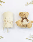 NEW BABY BLANKET AND TEDDY