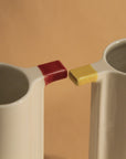 Tall Straw Cup in Red, Yellow or Blue