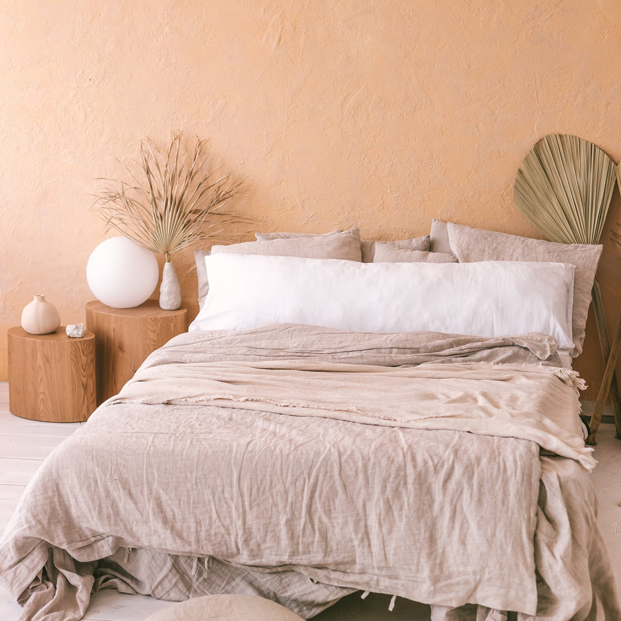 Settle into the Cozy Comfort of MINICAMP Organic Pregnancy Pillow - GOTS-Certified & Hypoallergenic by Minicamp at brixbailey.com
