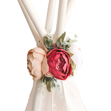 Boho Floral Garland with Peonies - Perfect for Nursery, Wedding & Teepee Decor by Minicamp at brixbailey.com