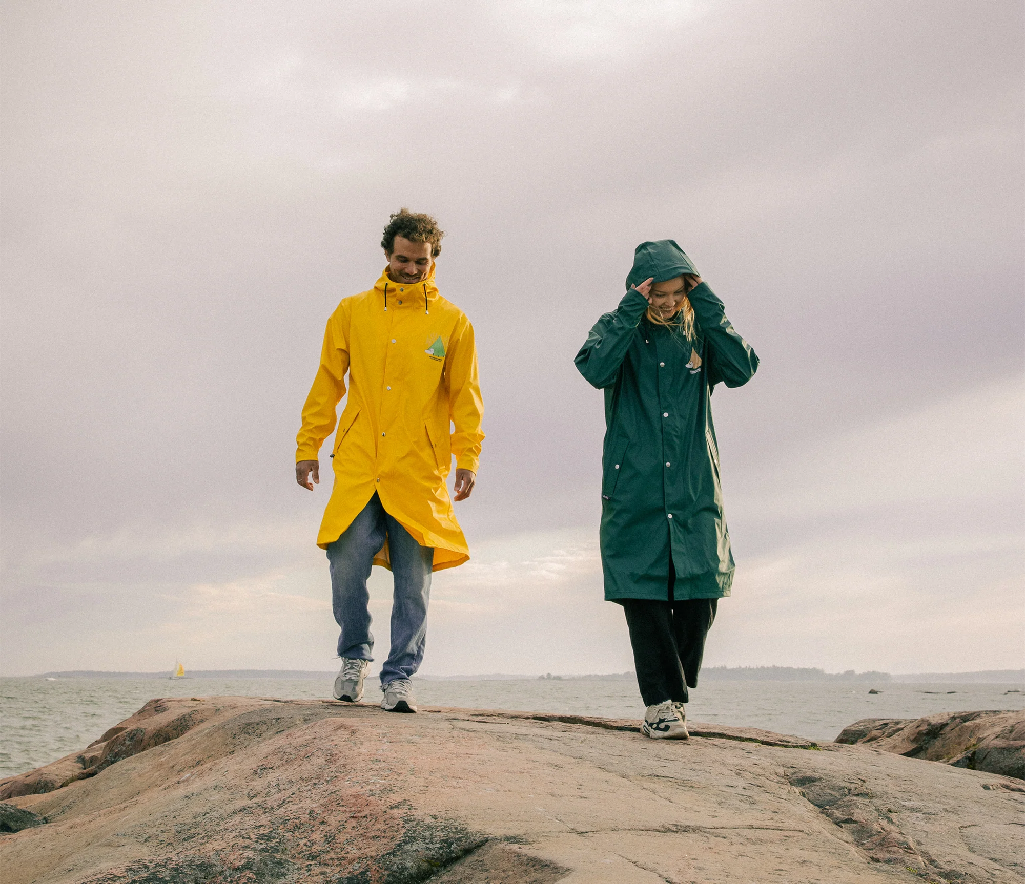 Adventure Rain Jacket in Yellow