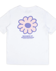 White Moomintroll Flower Cotton T Shirt for Women