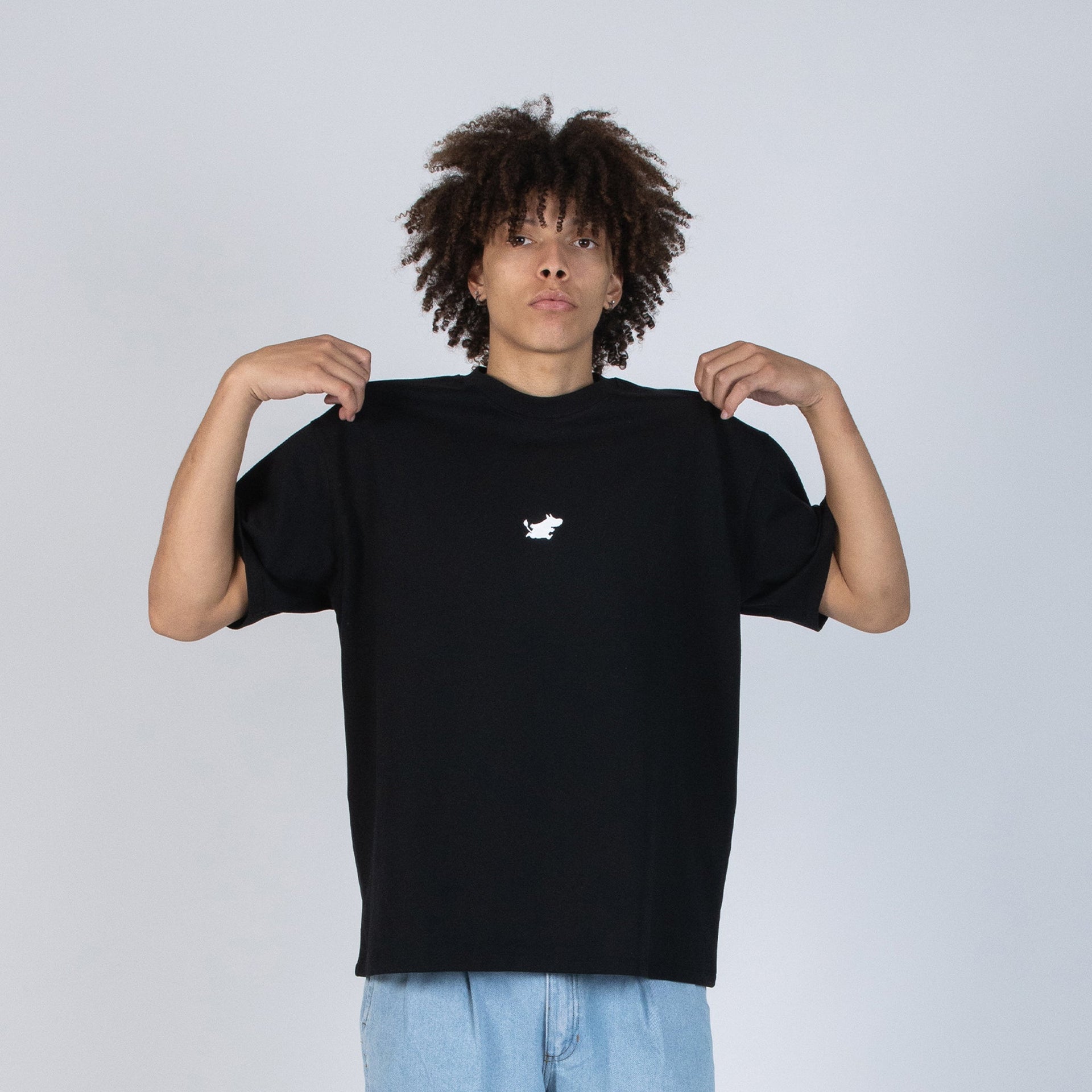 Unisex Black Cotton Moomin T-Shirt – Premium Quality &amp; Stylish by Moomin by NordicBuddies at www.brixbailey.com