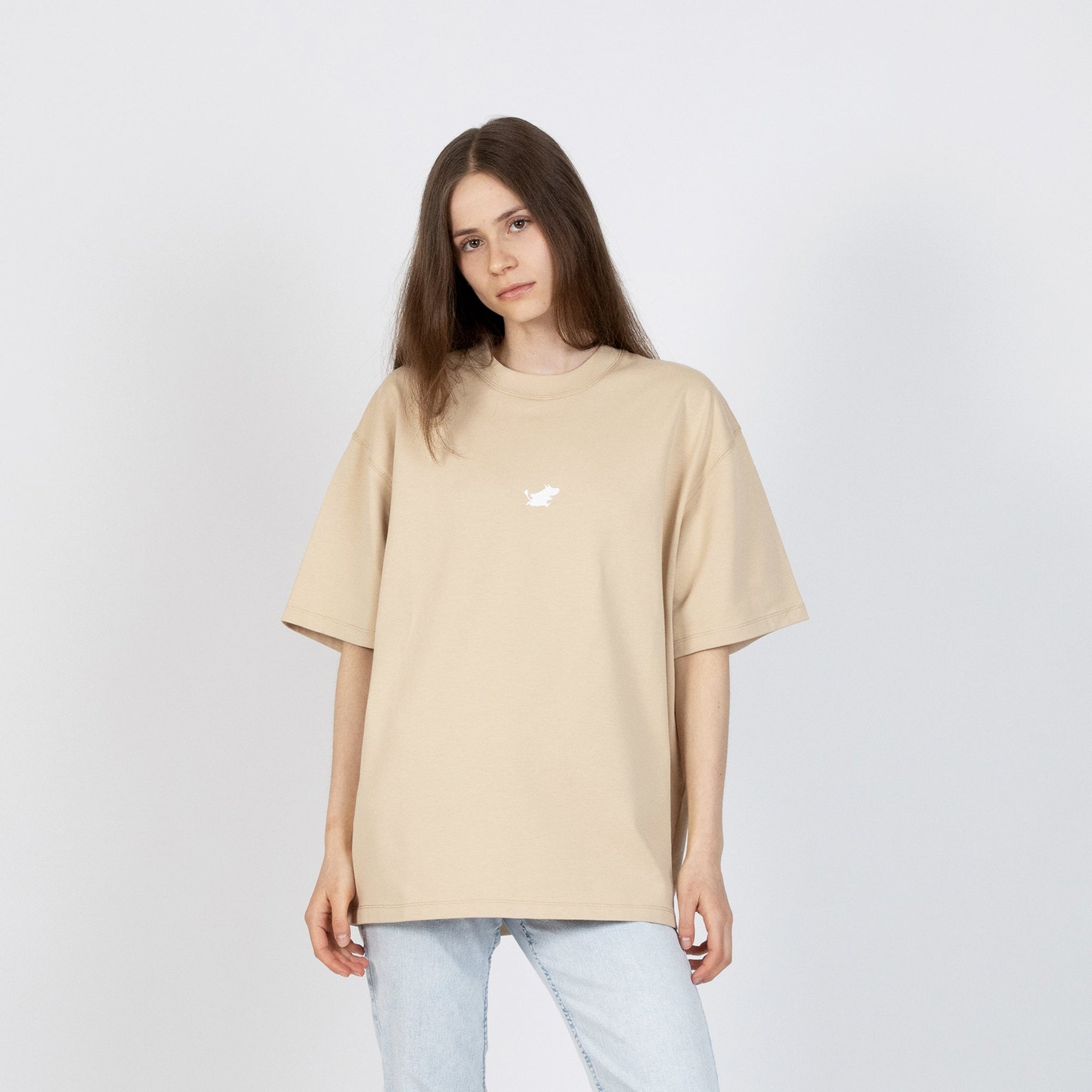 Classics Heavy Cotton T Shirt Beige