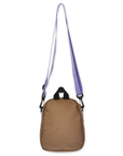 Adventure Cross Body Bag in Brown and Lilac