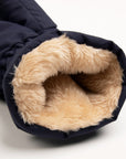 Navy Puffer Mittens for Adults
