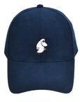 Navy Corduroy Cap with Moominpappa Design