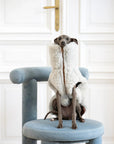 Woolen Dog Vest - Light Grey