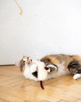 Natural Sheepskin Cat Toy: Mouse