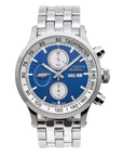 Flanker Sport Bleu - bracelet métal 5 maillons
