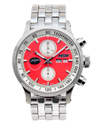 Flanker Sport Rouge - bracelet métal 5 maillons