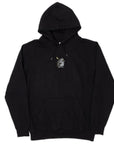 Organic Cotton Hoodie in Groke Black