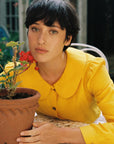 Claudine Linen Blouse  - Marigold