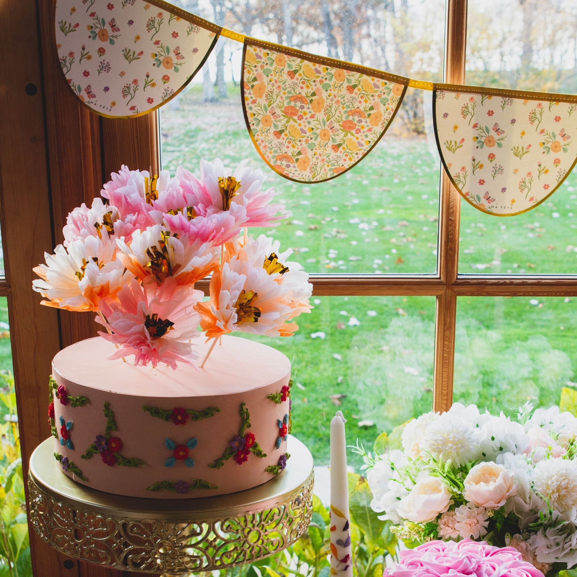 Ma Fete Tea Party Line Decor &amp; Activity Bundle