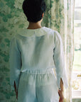 Claudine Linen Blouse  - White