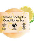 Lemon Eucalyptus Solid Conditioner Bar | Natural Hair Conditioner for All Hair Types | Vegan, Plastic-Free Hair Care