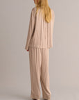 Antique Gold Silk Pyjama Set