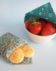 *Made with Liberty Fabric Set of 3 Handmade Beeswax Wraps