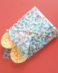 *Made with Liberty Fabric Set of 3 Handmade Beeswax Wraps