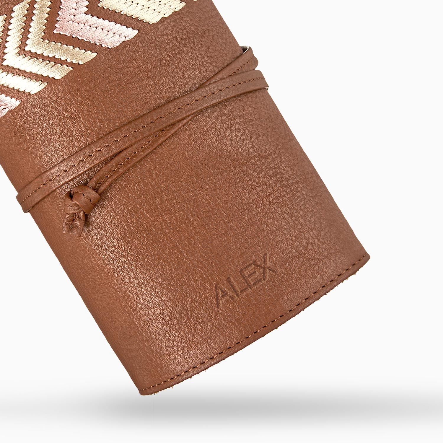 Premium 6-piece mobile accessories kit with genuine cowhide leather, suede lining, power bank, cables, charger, 12-month warranty by MANTIDY at brixbailey.com