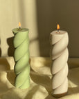 Marshmallow Shaped Pillar Candle
