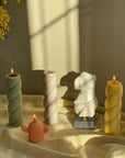 Marshmallow Shaped Pillar Candle