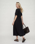 Matilda Black Midi Dress
