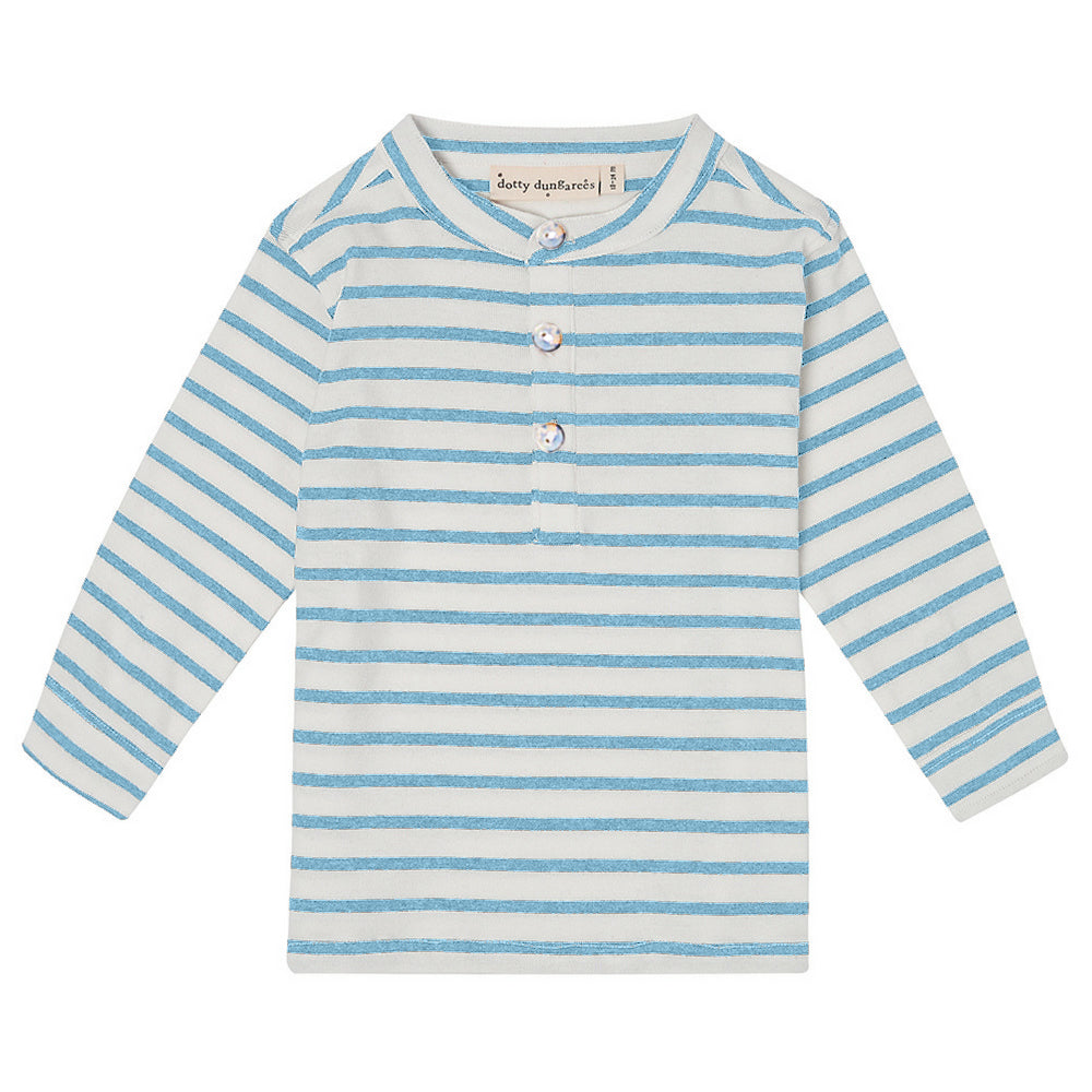Maxi Top - Blue Breton Stripe
