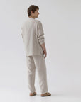 Linen Currant Loungewear Set Melange