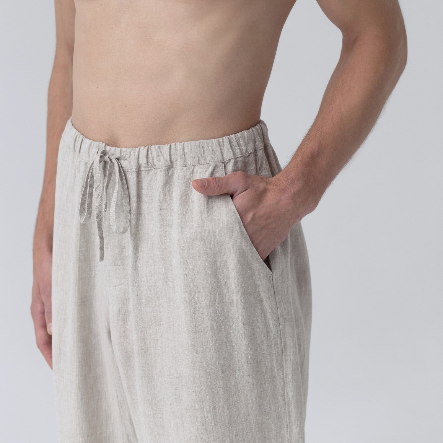 Linen Currant Loungewear Set Melange