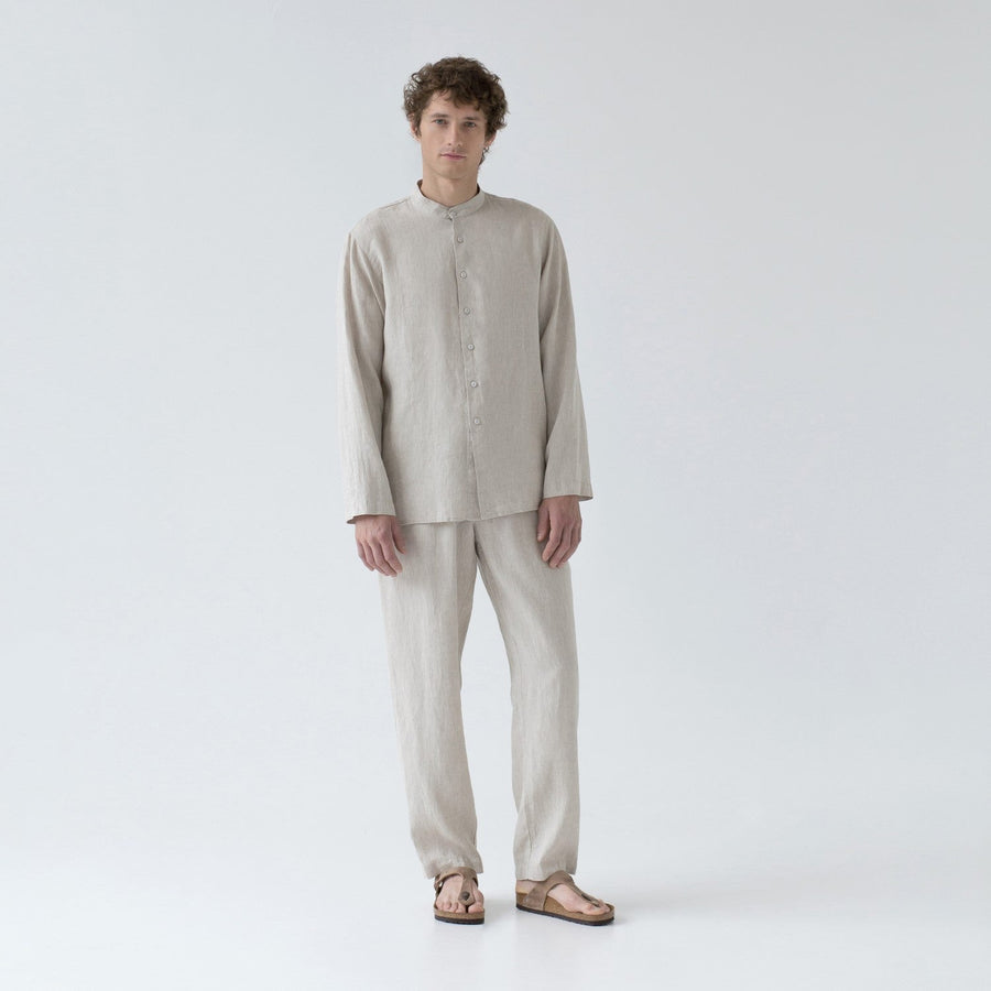 Linen Currant Loungewear Set - Melange