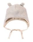 Grey Bear Woolen Baby Hat