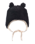 Black Bear Woolen Baby Hat