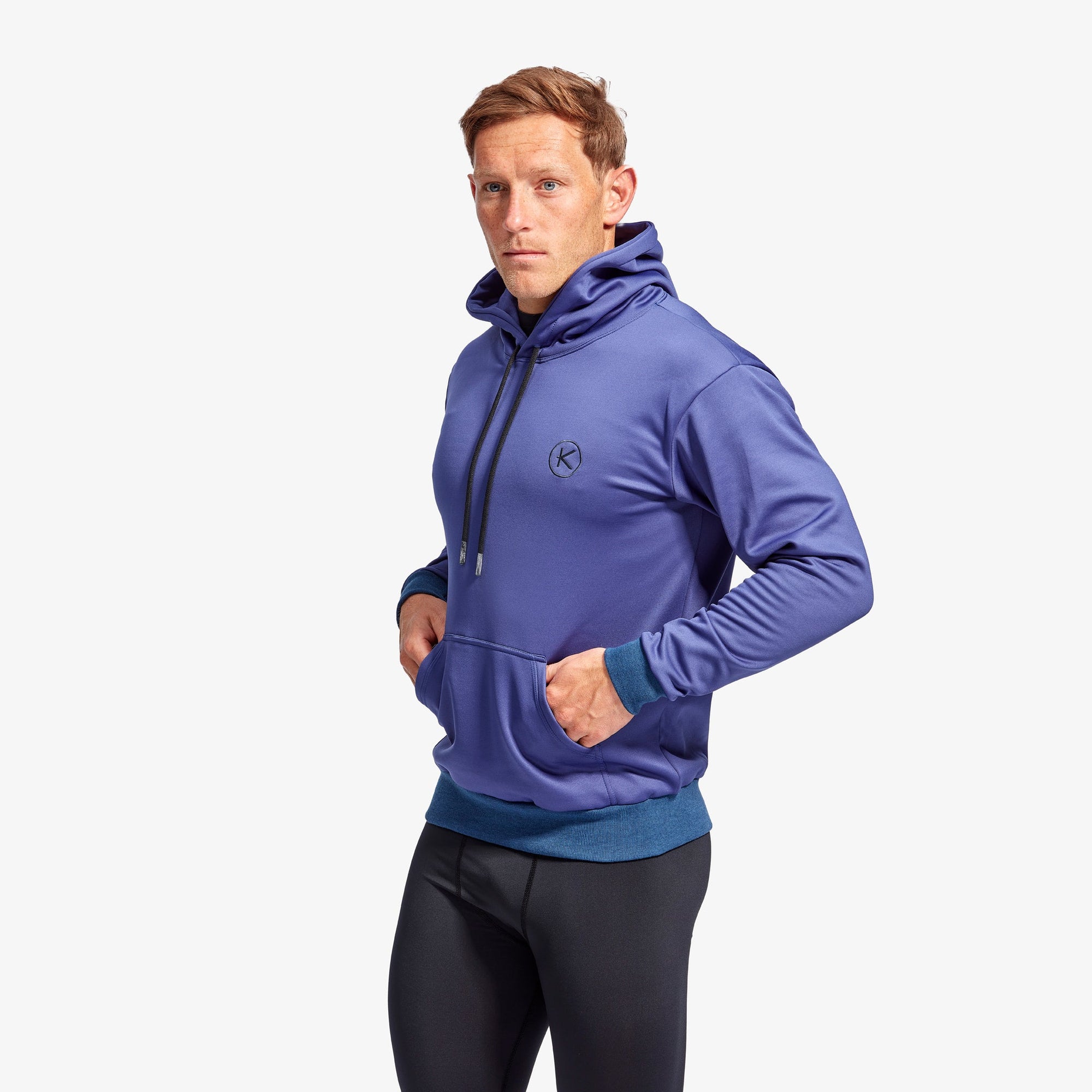 Men's Infrared Hoodie - Grey &amp; Blue