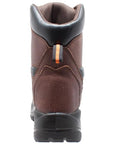 Men's 6" Comfort Work Boot Dark Brown Leather Boots-2