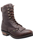 Men's 9" Chestnut Packer Leather Boots-0