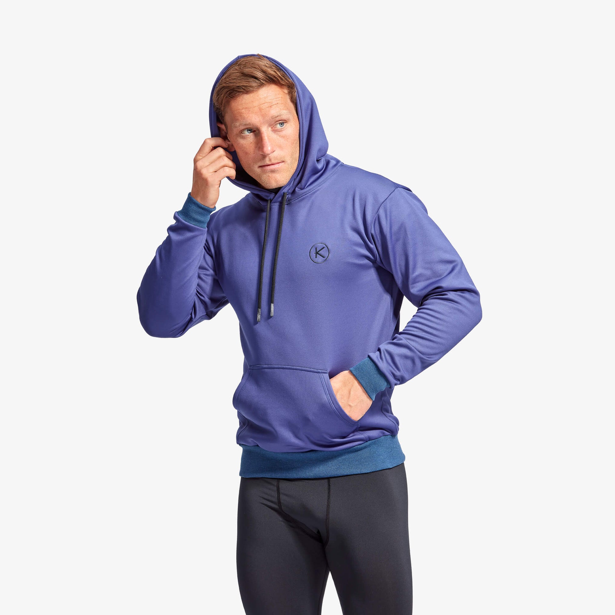 Men's Infrared Hoodie - Grey &amp; Blue