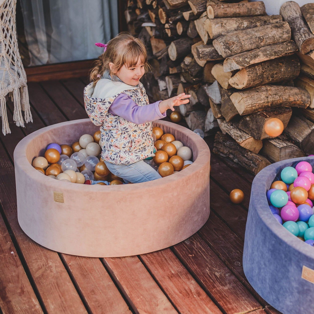 MeowBaby® Baby Foam Ball Pit – Safe & Colorful Play for Kids by MeowBaby at www.brixbailey.com