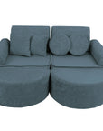 Medium Modular Sofa for Kids in Turquoise