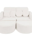 Medium Modular Sofa for Kids in Bearly Cream
