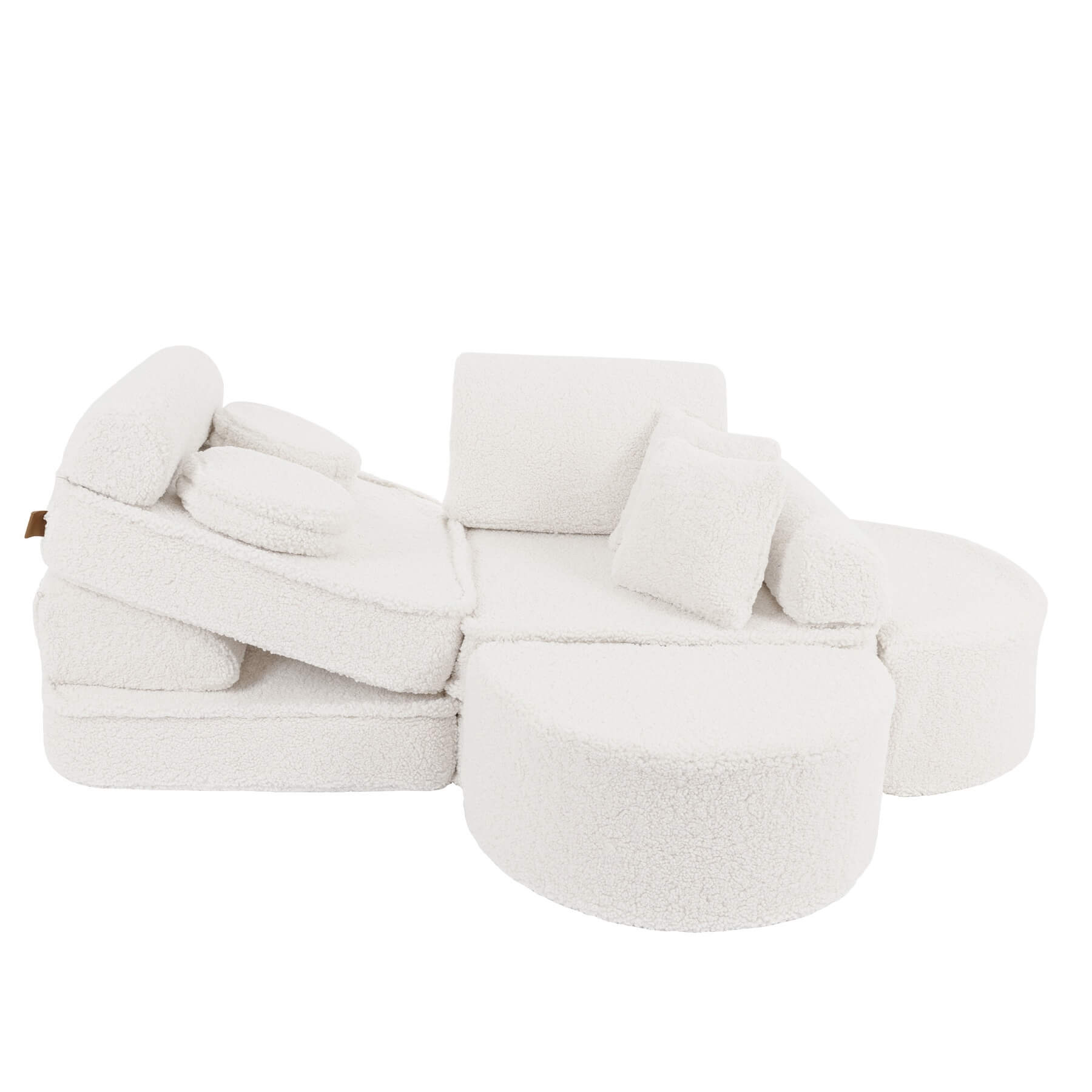 Medium Modular Sofa for Kids in Bearly Cream