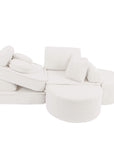 Medium Modular Sofa for Kids in Bearly Cream