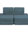 Small Modular Sofa for Kids in Turquoise