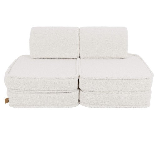 Small Modular Sofa for Kids in Bearly Cream