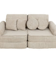 Medium Modular Sofa for Kids in Ecru