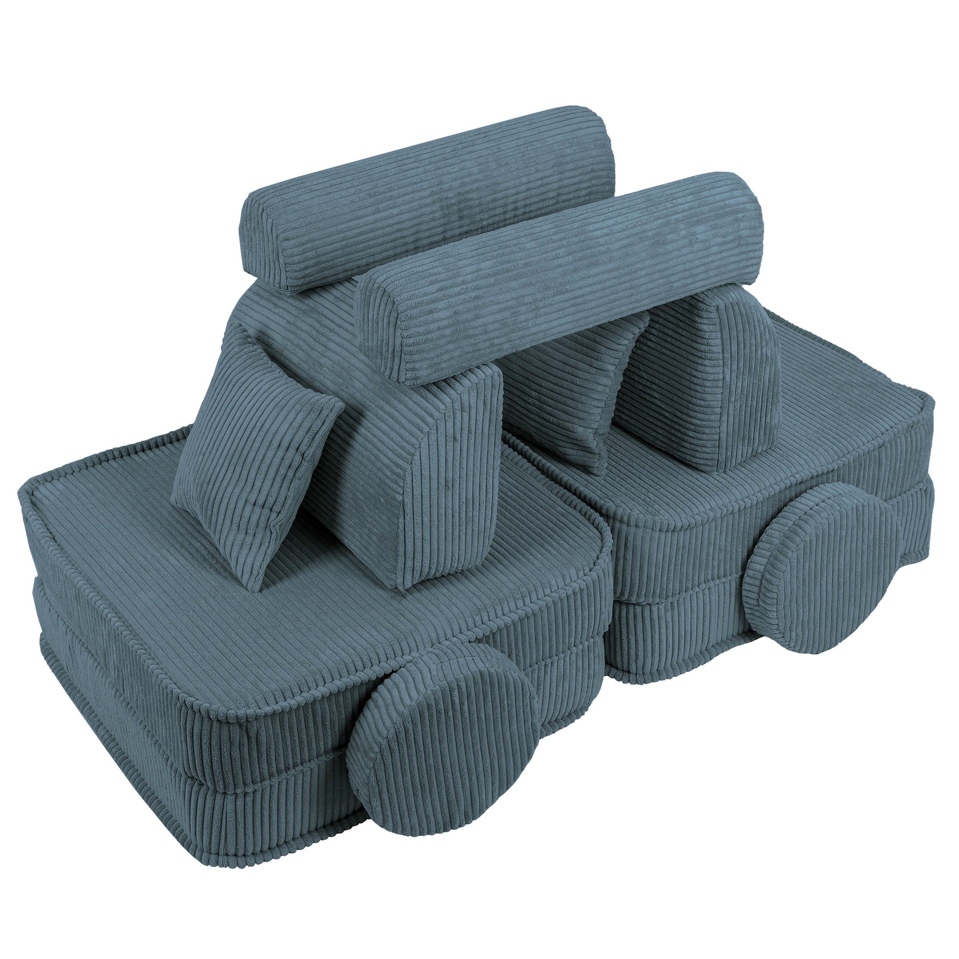 MeowBaby Modular Sofa for Kids - Safe, Stylish &amp; Versatile by MeowBaby at www.brixbailey.com