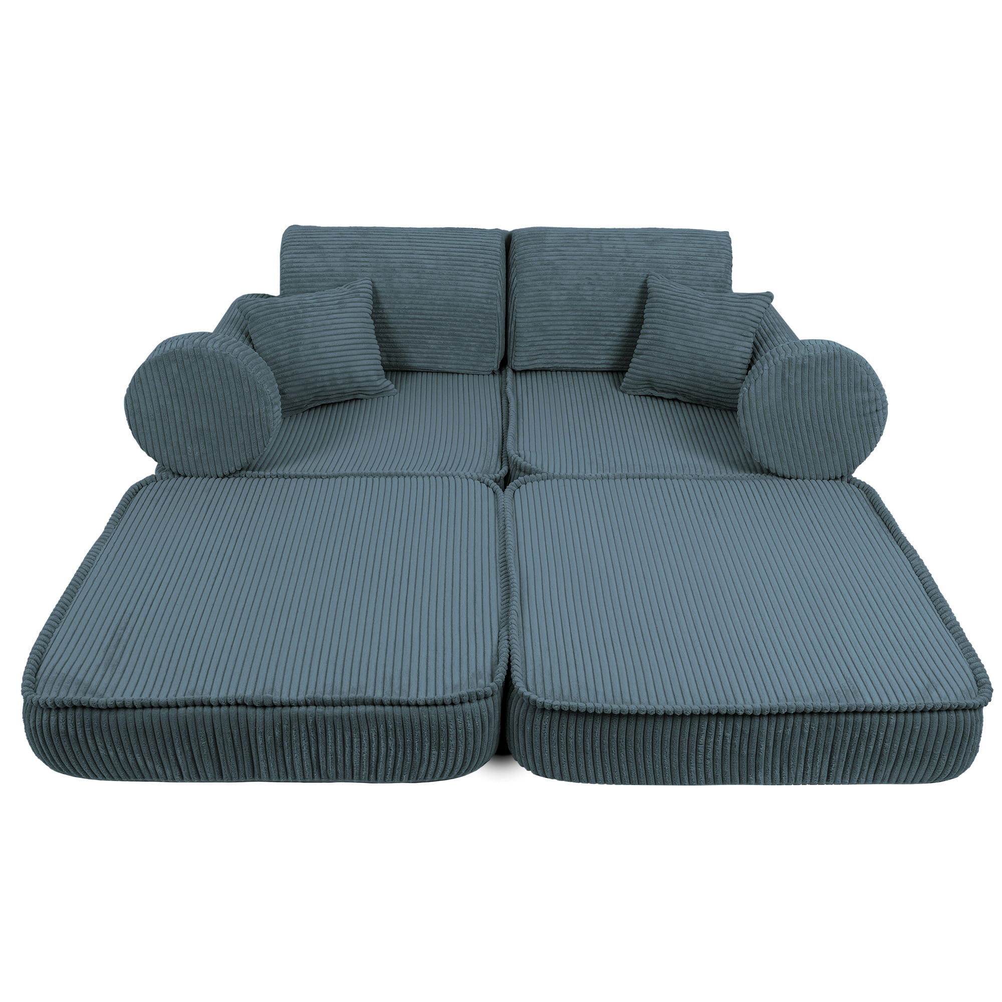 Medium Modular Sofa in Turquoise for Kids