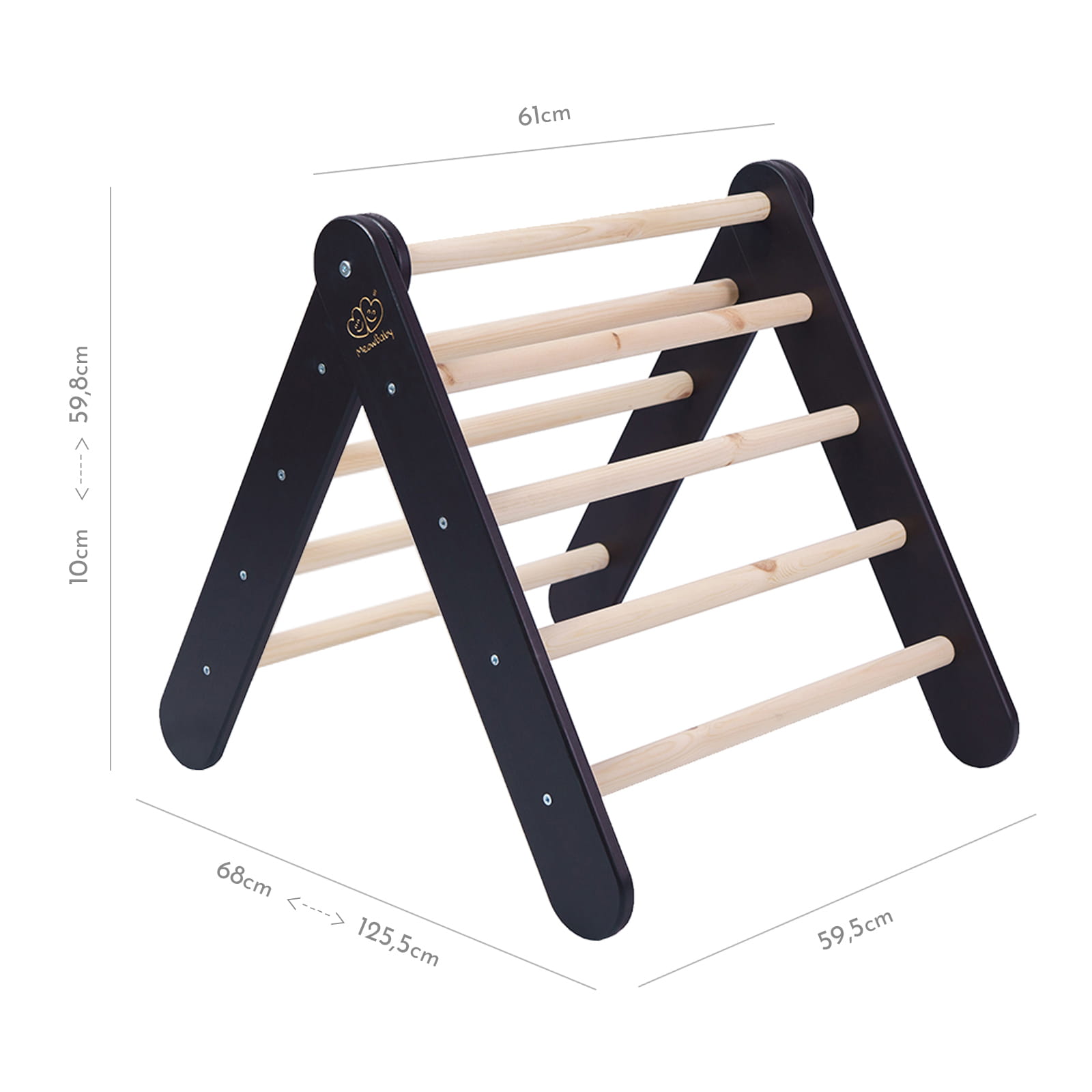 Large Montessori Triangular Ladder – Stimulate Growth &amp; Play by MeowBaby at www.brixbailey.com