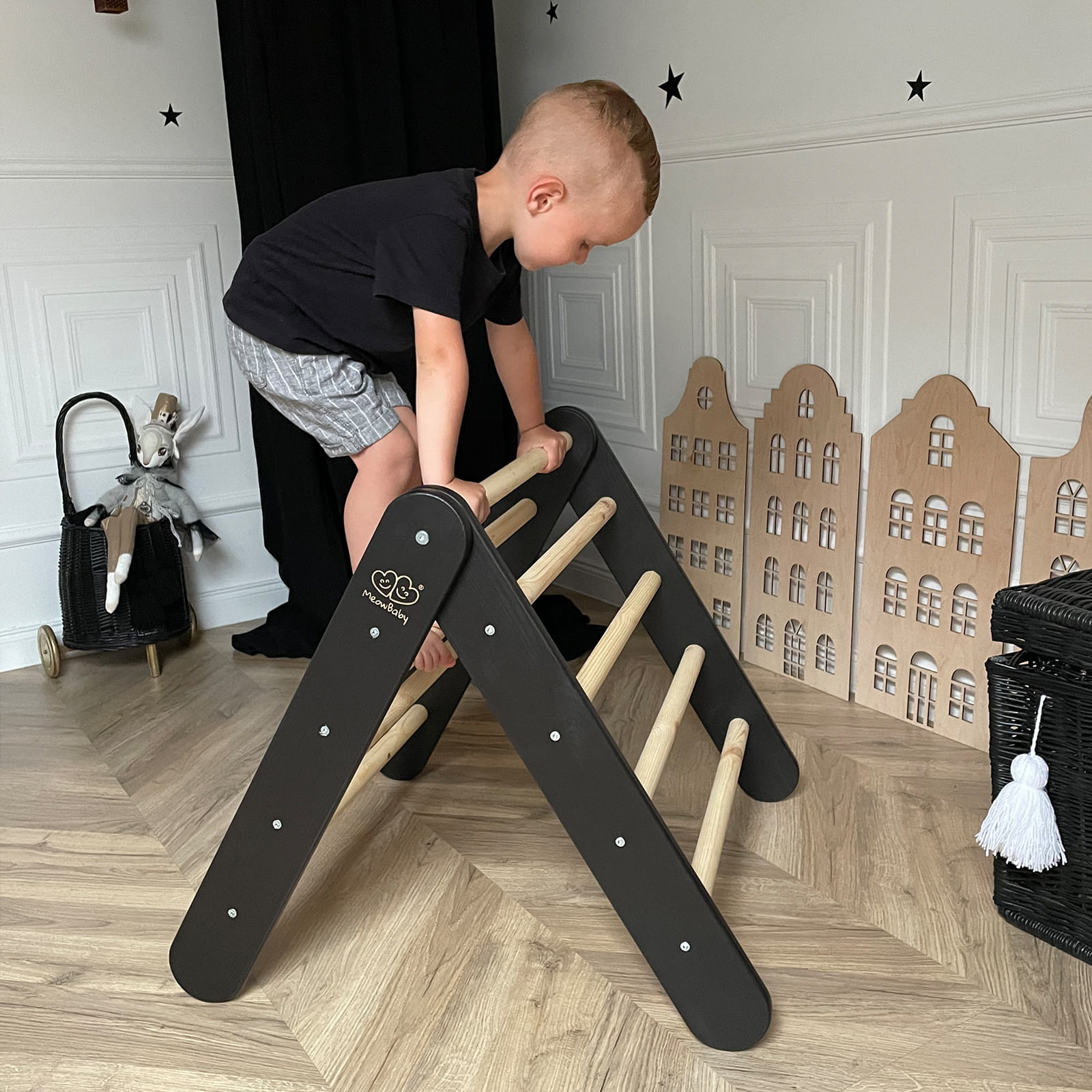 Large Montessori Triangular Ladder – Playful &amp; Cognitive Growth by MeowBaby at www.brixbailey.com
