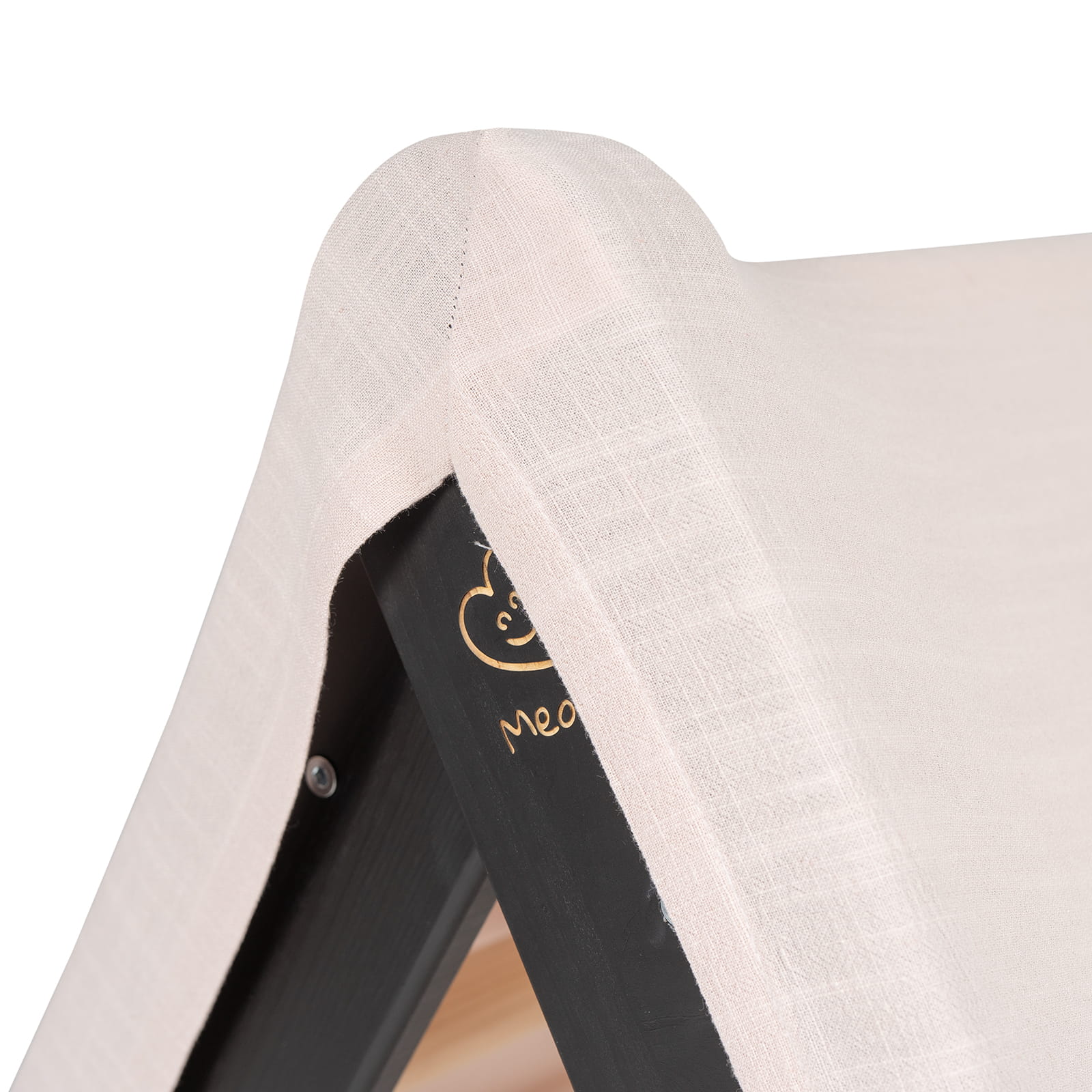 Black Ladder Playhouse with Pink Tent Cover